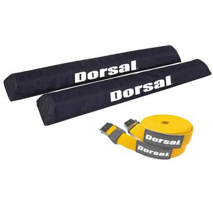 DORSAL Aero Roof Rack Pads with 15 ft Surf Straps - Pack of 4 for Car Surfboard Kayak SUP Long-8