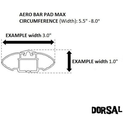 DORSAL Aero Roof Rack Pads with 15 ft Surf Straps - Pack of 4 for Car Surfboard Kayak SUP Long-3